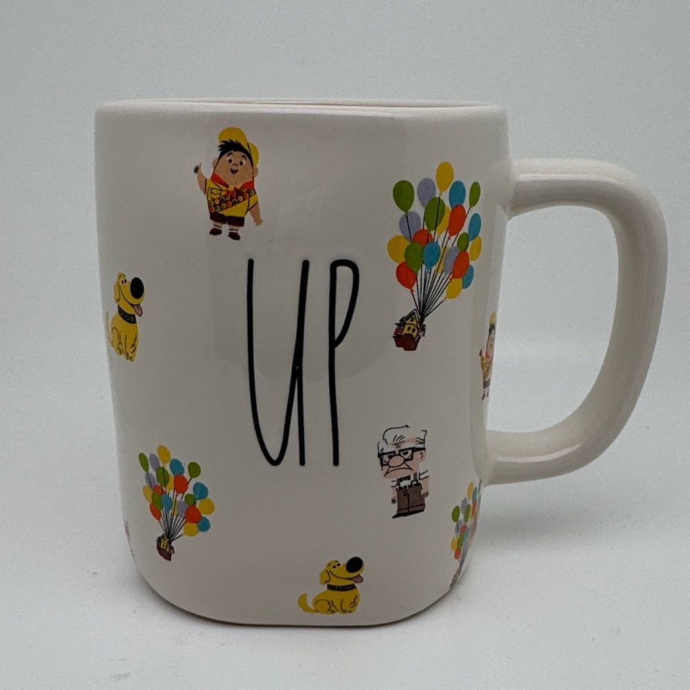 Rae Dunn Disney Pixar UP Doug Squirrel Ceramic Coffee Mug UP - All Over Print